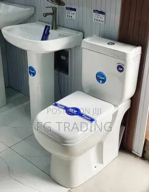 Water Closet - Close Coupled Toilet - Square WC