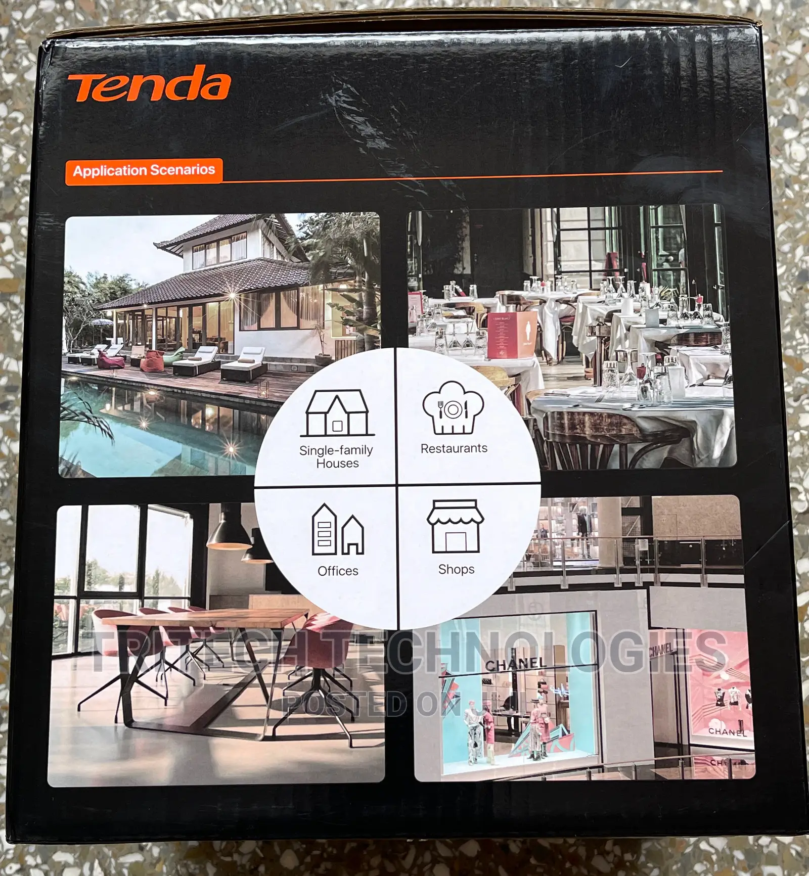 Tenda 4CH Wireless Video Security Kit With 1TB HDD (K4w-3tc)