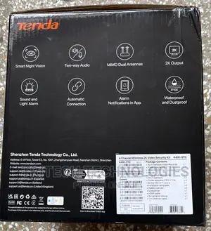 Tenda 4CH Wireless Video Security Kit With 1TB HDD (K4w-3tc)
