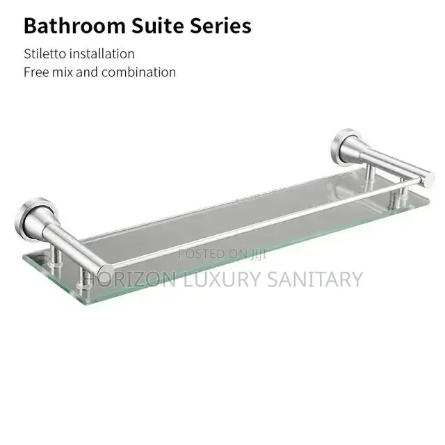 Aluminium Glass Shelf