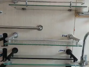 Photo - Aluminium Glass Shelf