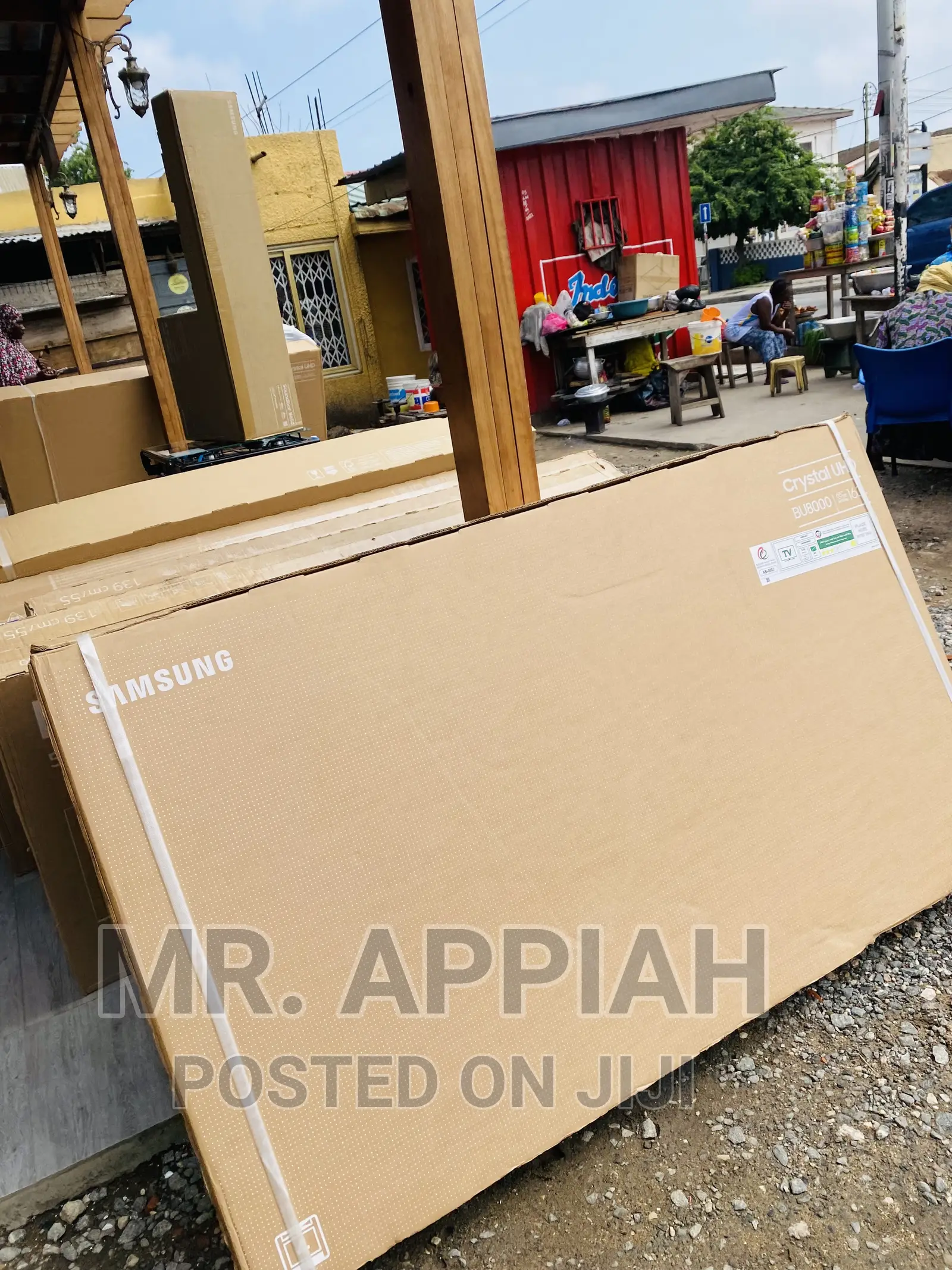 Unique Black New Samsung 65bu8000 65” Crystal Uhd  Tv