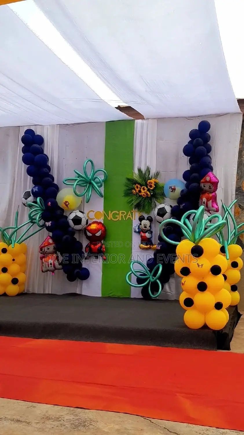 Children Graduation or Birthday Backdrop