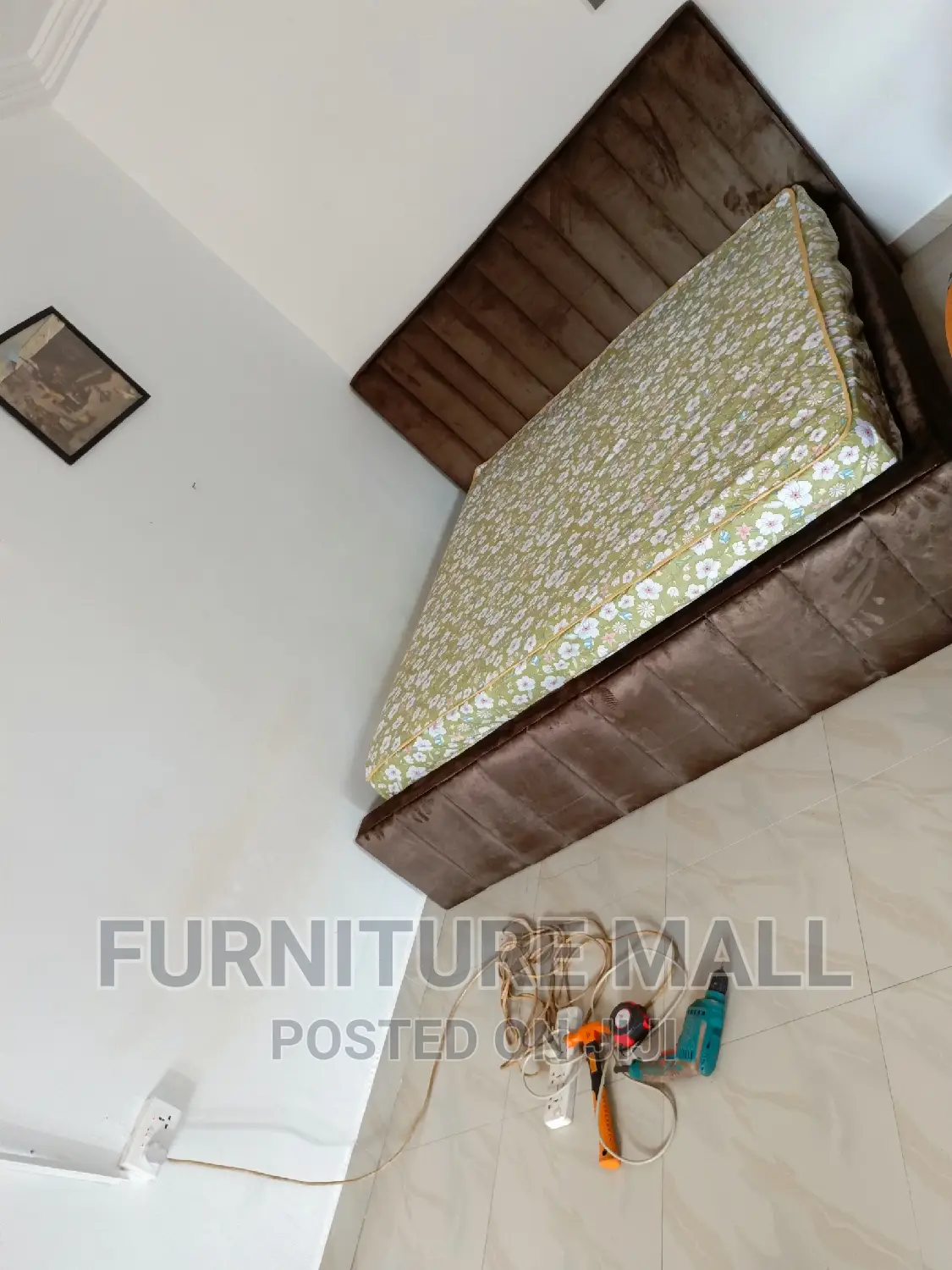 Sweet Kingsize Bed Frame With Mattress. Free Delivery