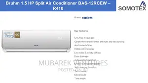 Bruhm 1.5 Hp R410 Split Air Conditioner