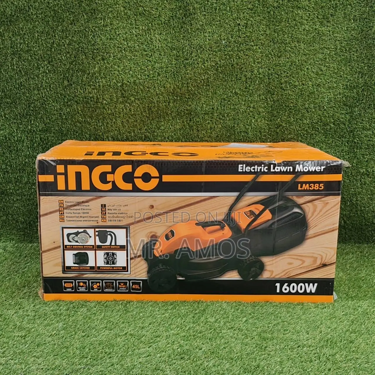 1600 Watt Electric Lawn Mower - Lm385
