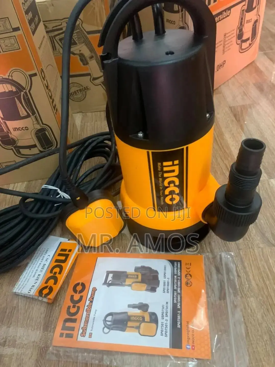 1000 Watts High Performance Sewage Submersible Water Pump - Spd10001