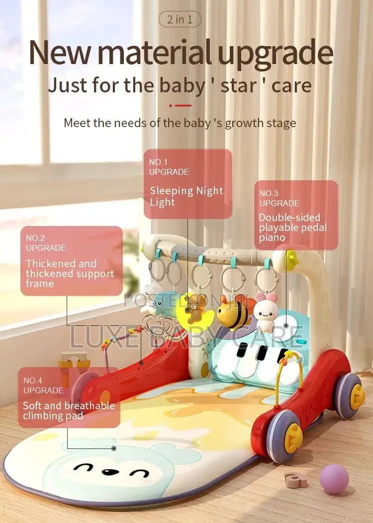 Multifunctional Baby Activity Walker
