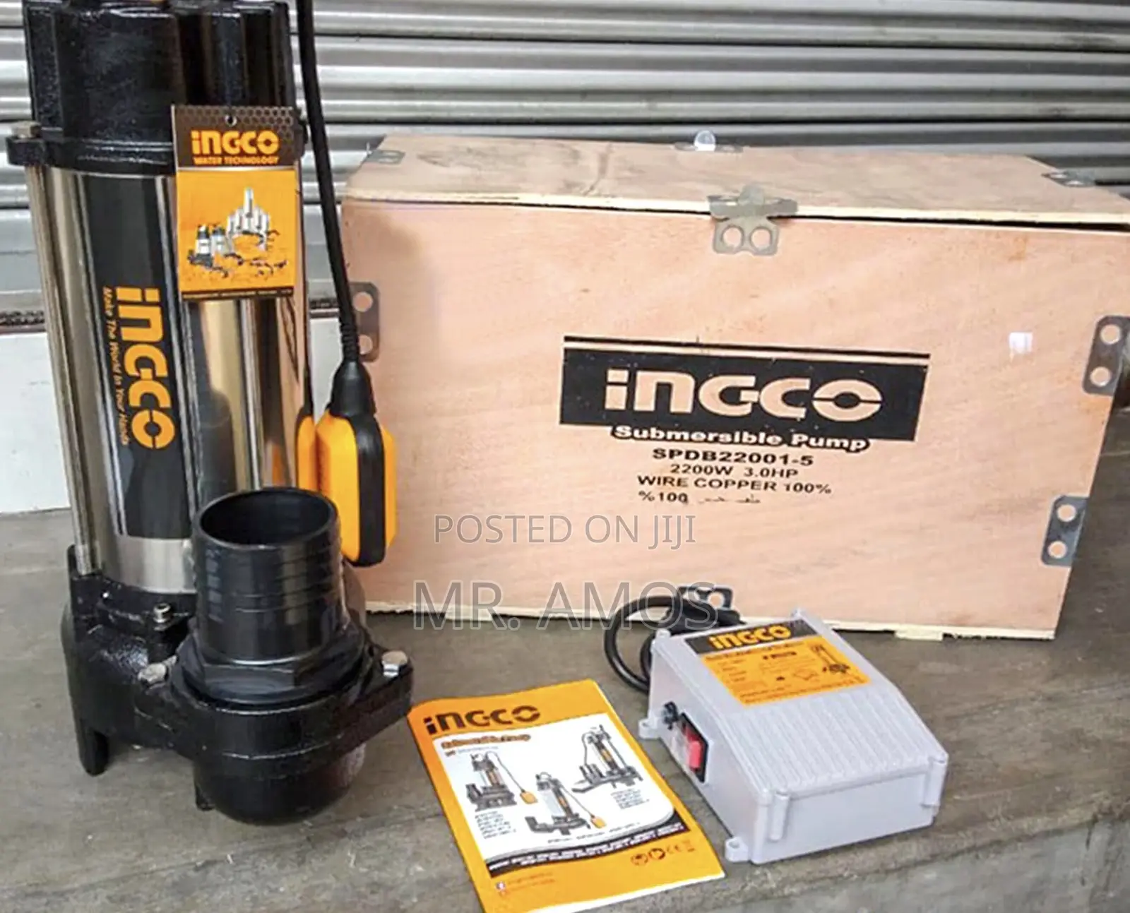 1hp Stainless Sewage Submersible Water Pump - Spds7508