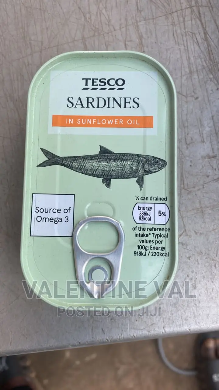 Tesco Sardines in Sunflower Oil 24 Pieces in One Carton