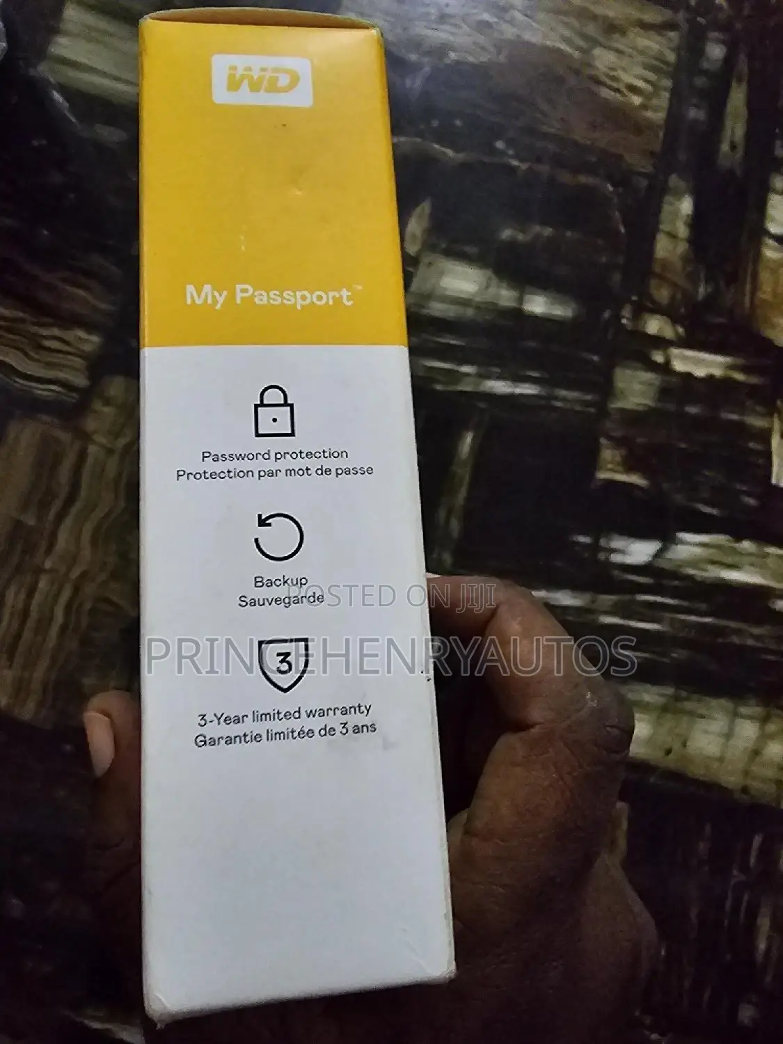 Wd 2tb My Passport, Portable External Wdbyvg0020bbk-Wesn