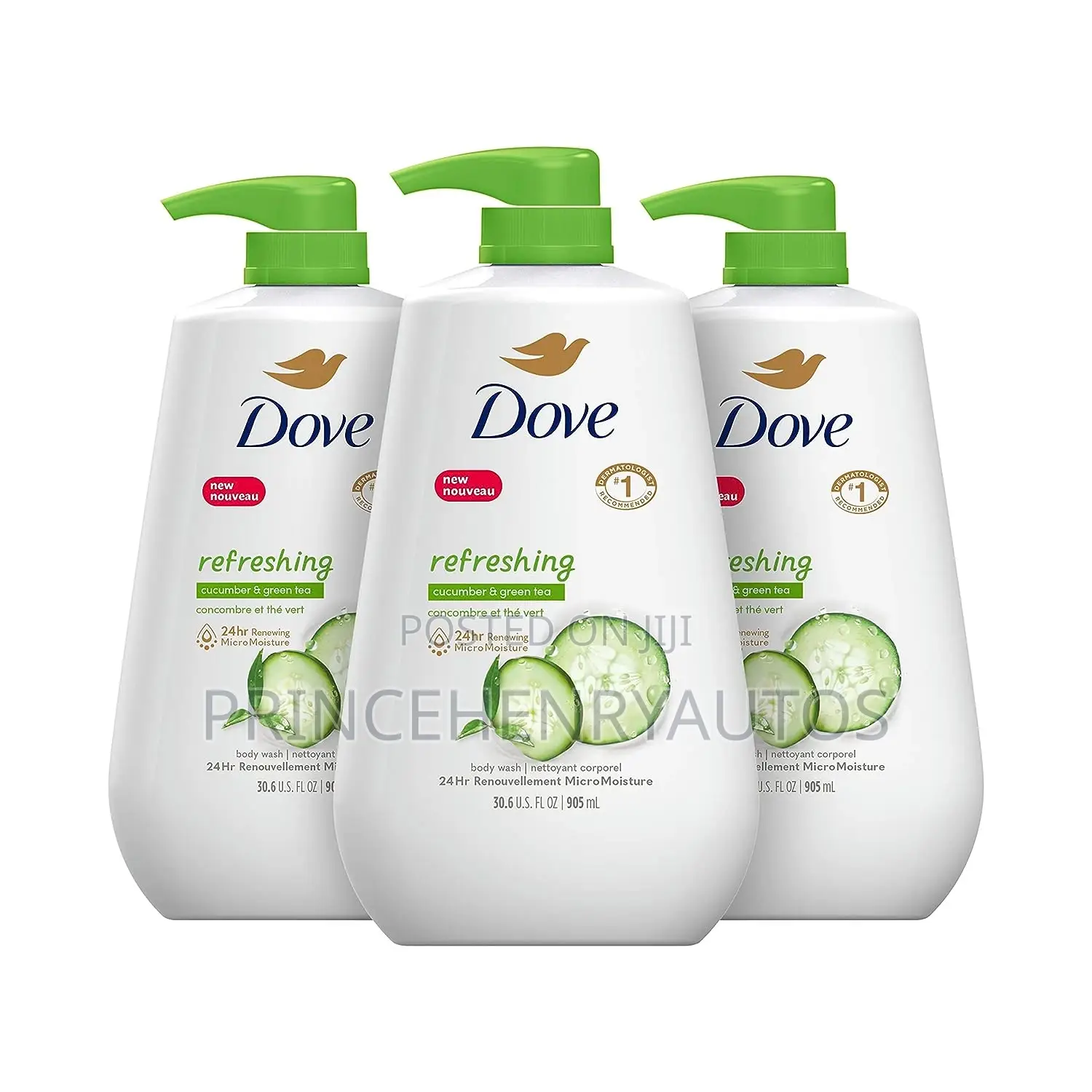 Dove Body Wash With Pump Cucumber Green Tea 30.6 Oz