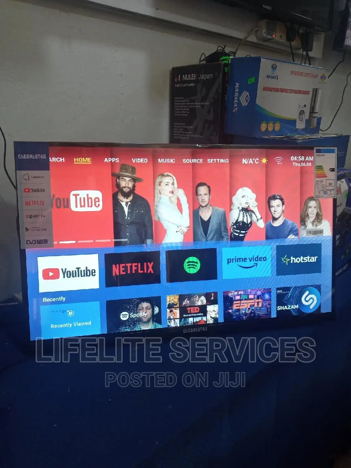 Frameless Smart 32" TV - Global Star