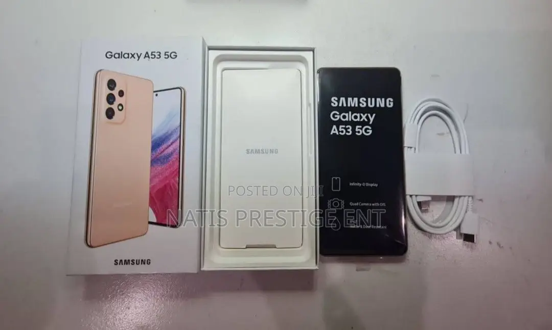 New Samsung Galaxy A53 5G 128 GB Orange
