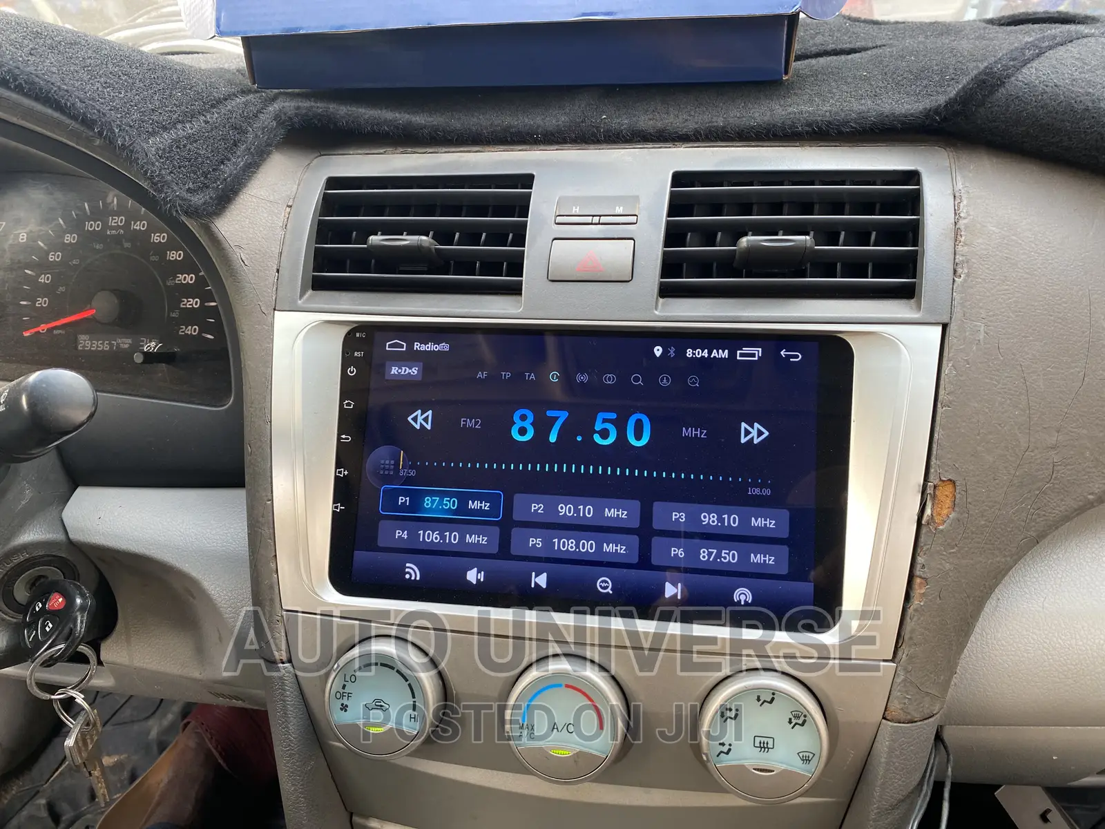 Toyota Camry 2007 to 2011 Android Available