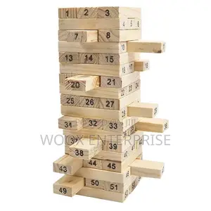 Jenga / Block Tower Game (54pcs)