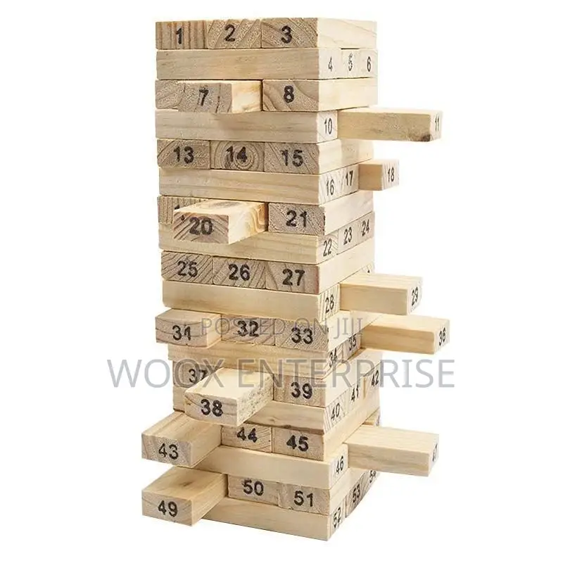 Jenga / Block Tower Game (54pcs)