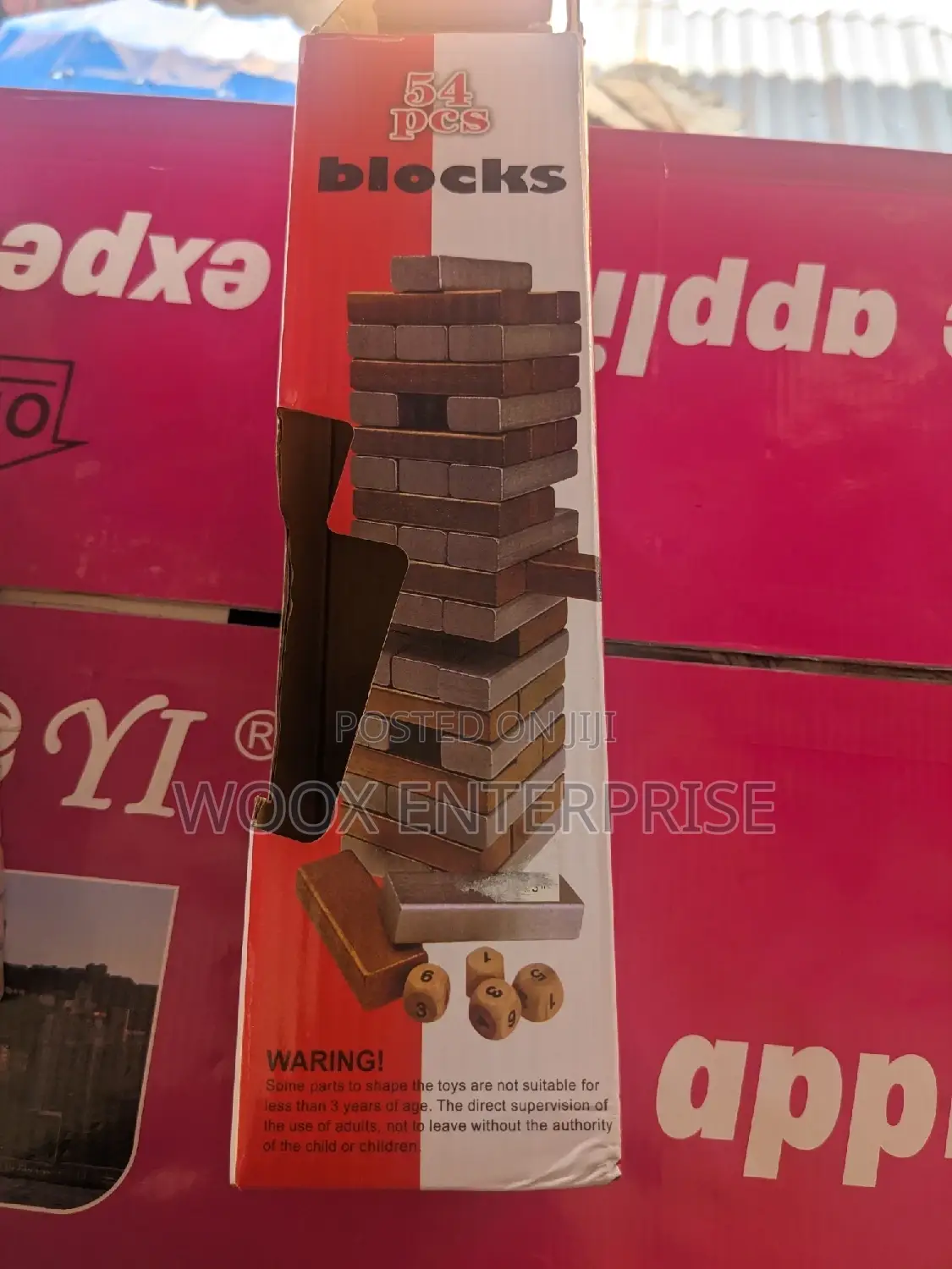 Jenga / Block Tower Game (54pcs)