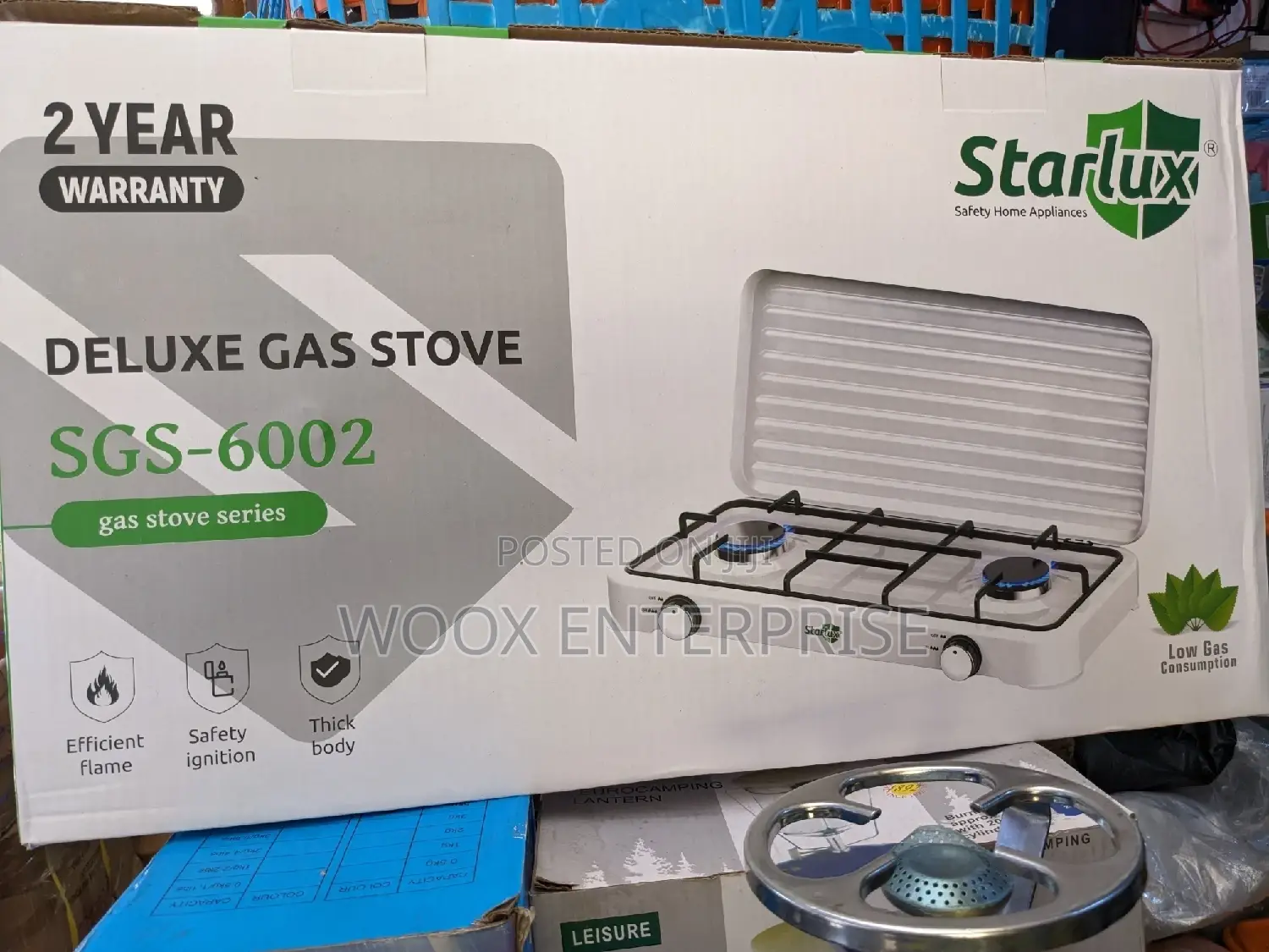 Starlux Gas Stove (2 in 1)