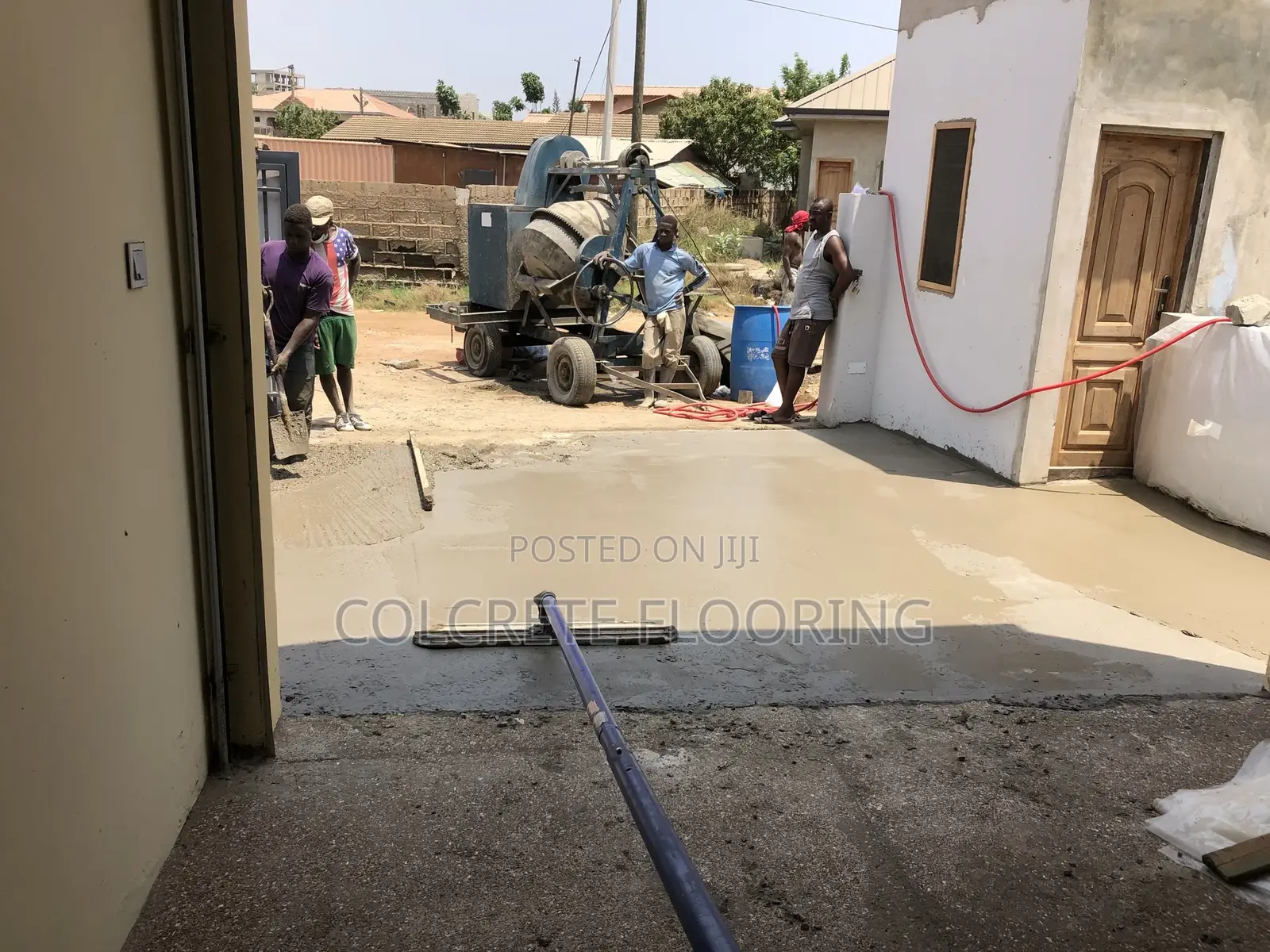 Bordered Stain Stamped Concrete