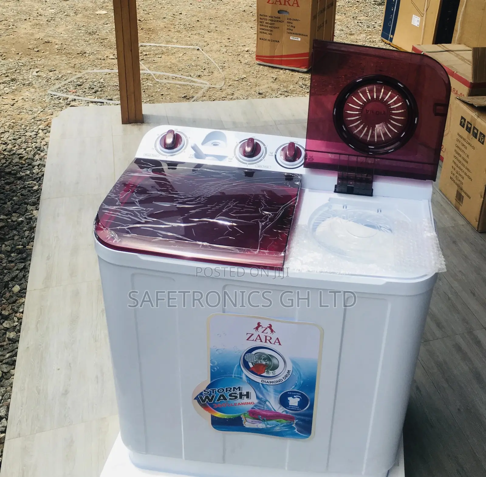 Zara 7kg Washingmachine Topload Semiautomatic Reliable