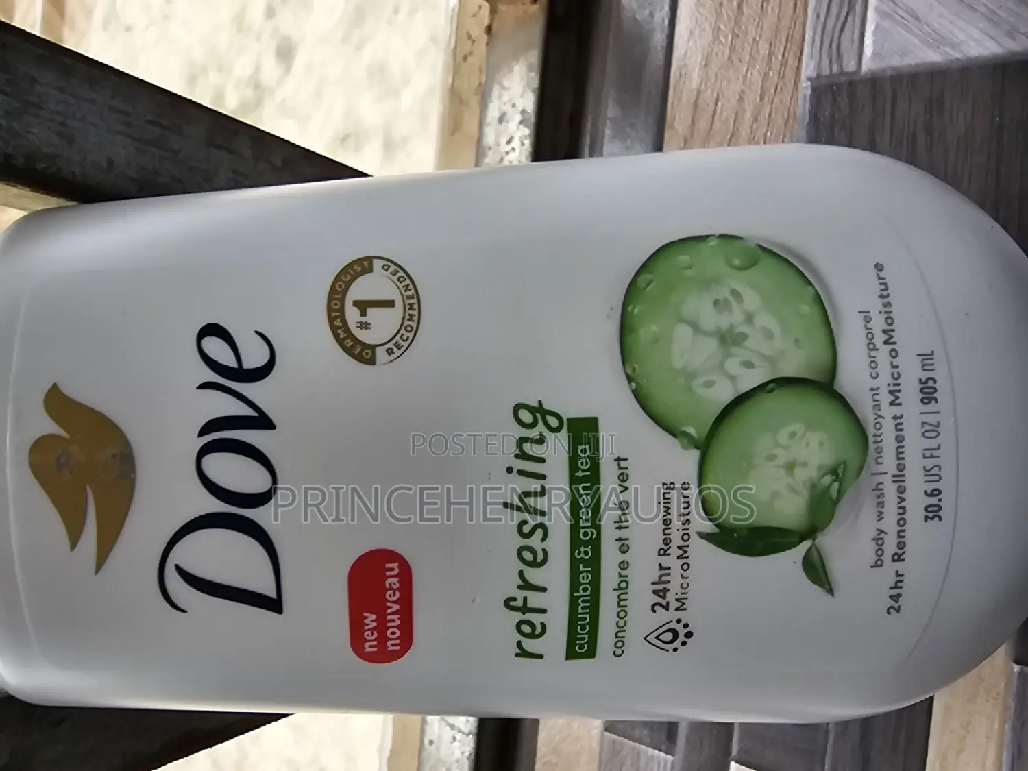 Dove Body Wash With Pump Cucumber Green Tea 30.6 Oz