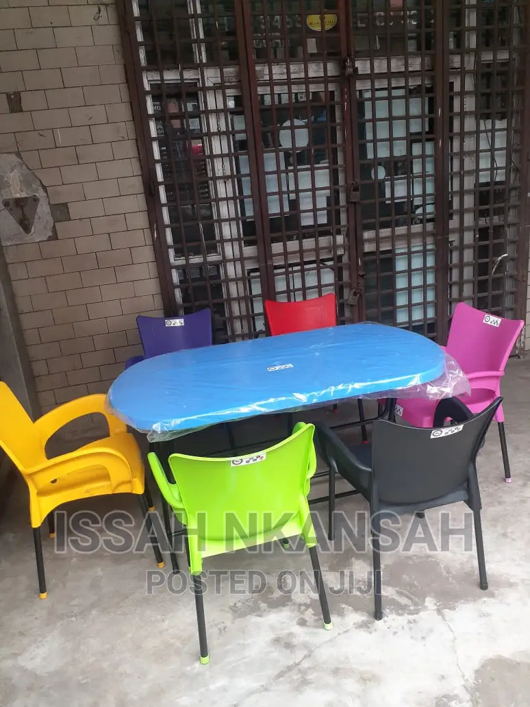 Plastic Chair's and Table