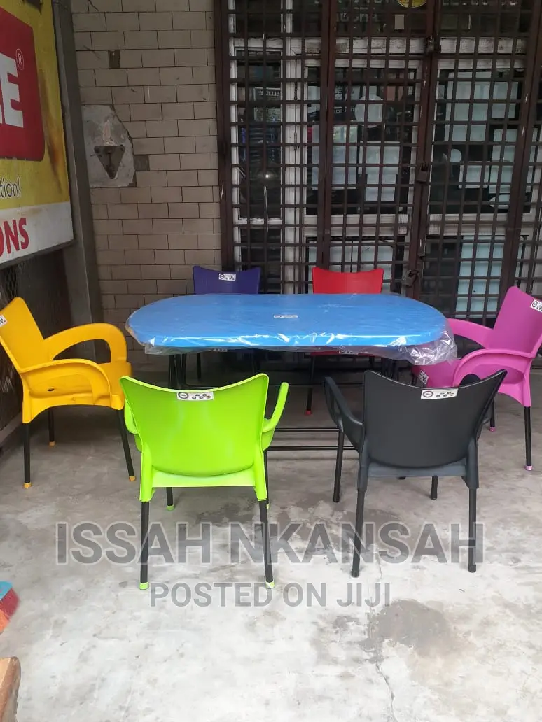 Plastic Chair's and Table
