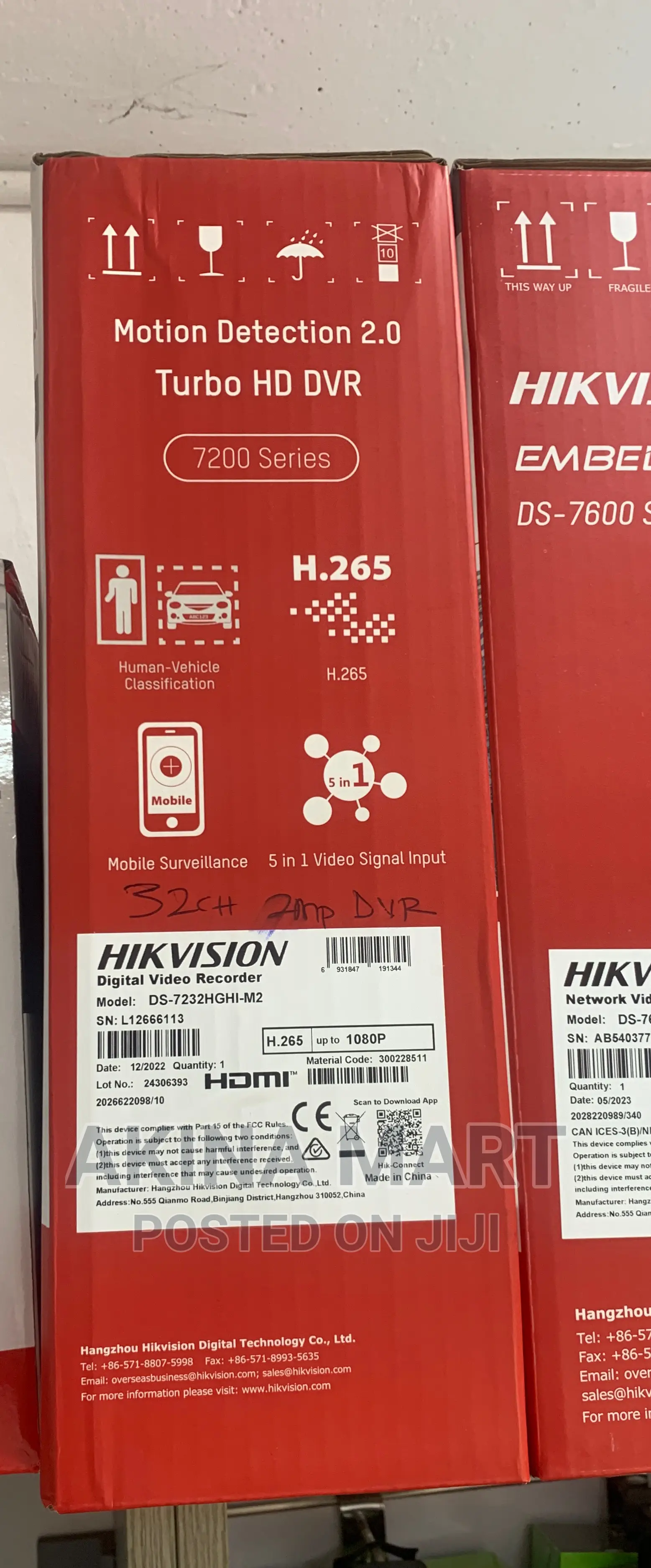 32 Channel 2mp Hikvision DVR
