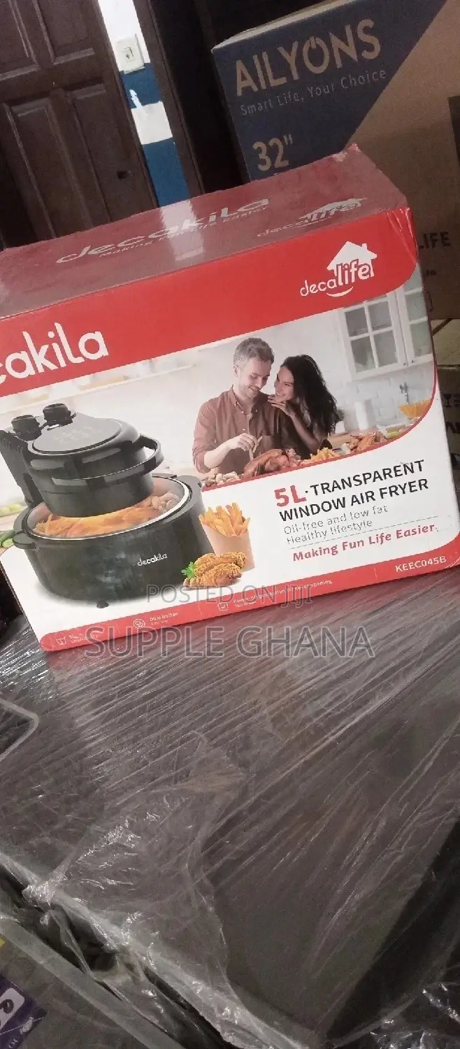 Decakila Transparent Window Air Fryer 5L