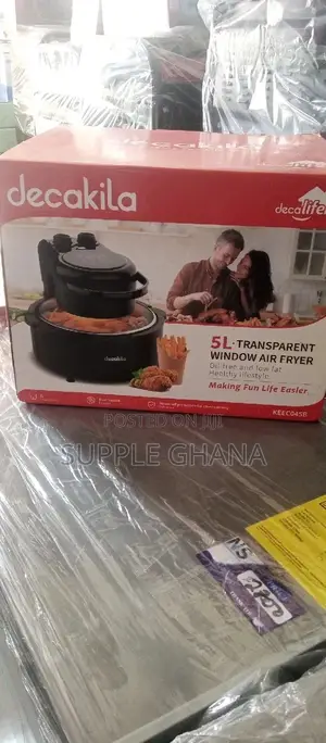 Decakila Transparent Window Air Fryer 5L