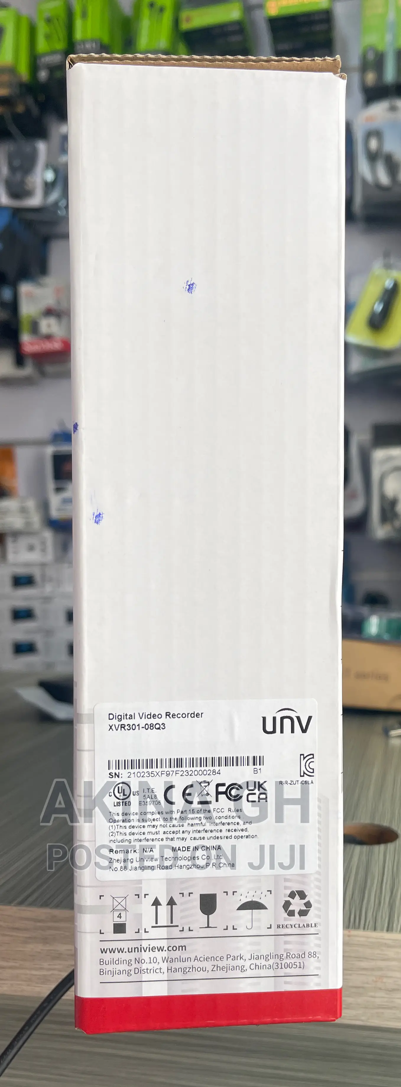 Unv 8ch DVR 2mp Uniview DVR Xvr301-8g