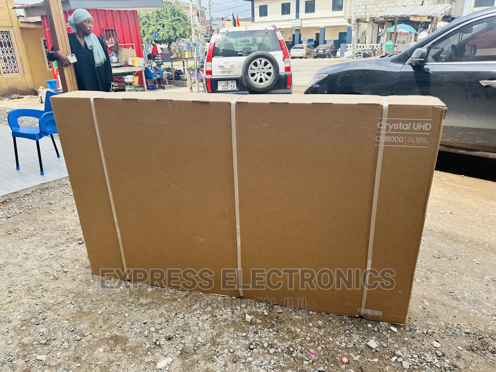 Crystal Processor UHD Display Smart Samsung 75”Cu8000