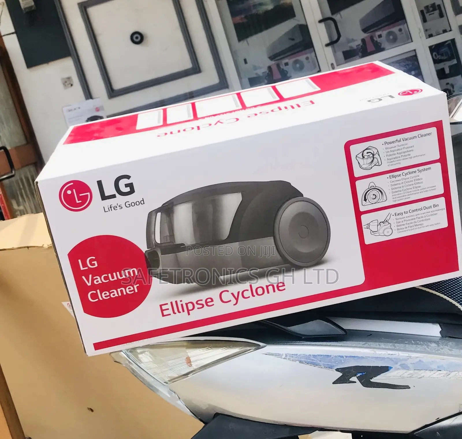 New Durable Vacuum Cleaner 2000W Electric Red/White Lg 