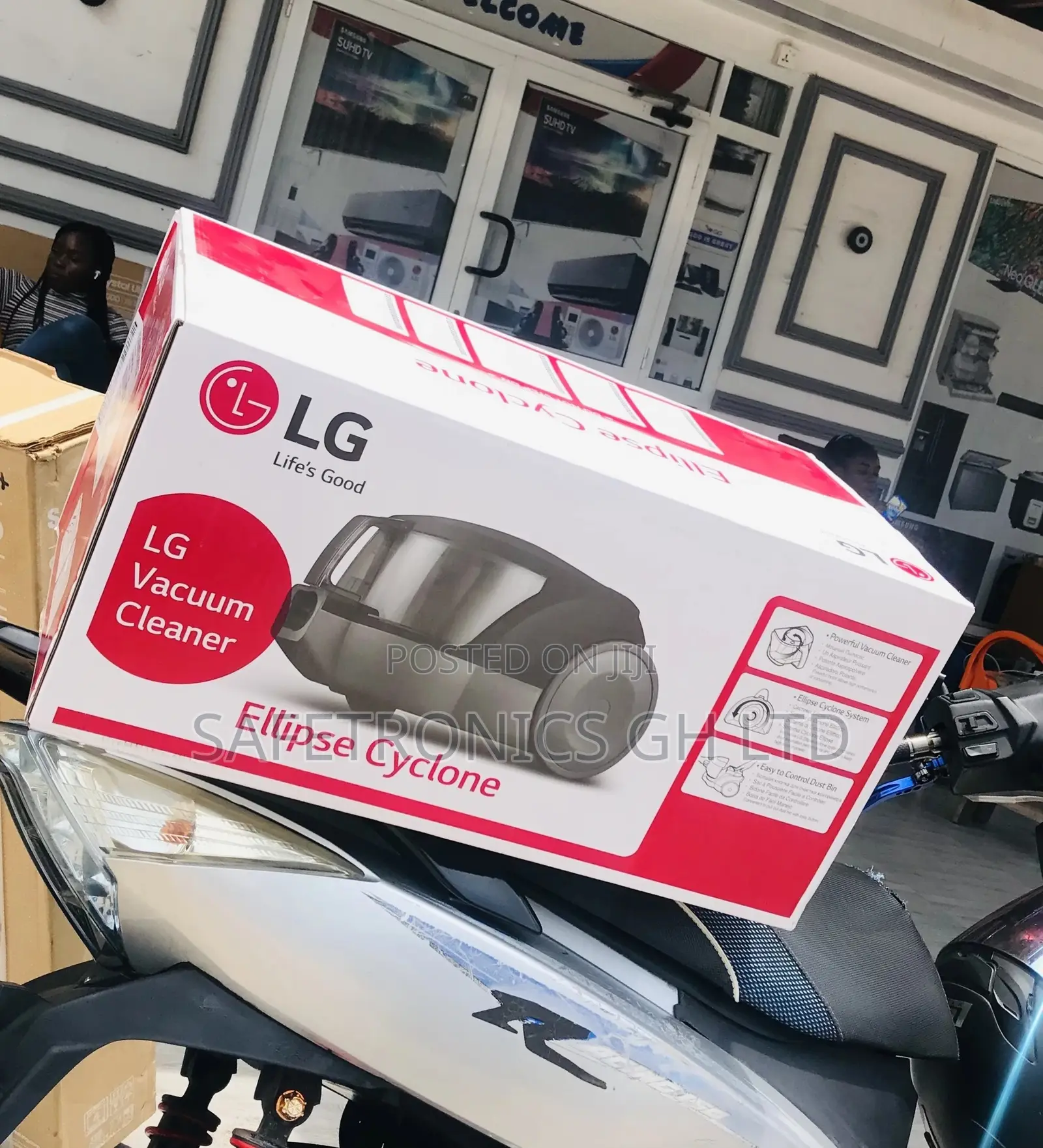 Purchase 2000W  Lg White/Red Electric Vacuum Cleaner