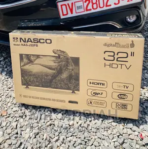 Free Standing Nasco 32 Inch Full HD Tv(Black)