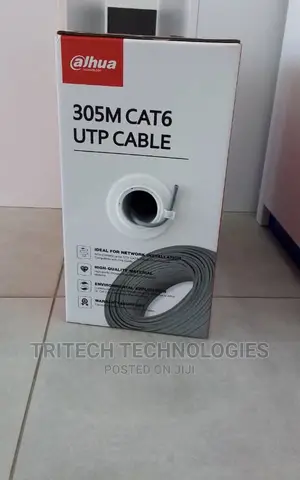 Dahua Cat6 Utp Cable Pure Copper White 305m Dh-Pfm920i-6un-C