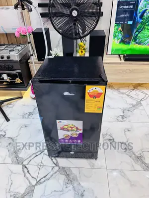 Grab Your Favorite  Black Rainbow Table Top Fridge
