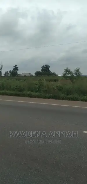 About Two and Half Echer Land at Accra Kumasi High Way
