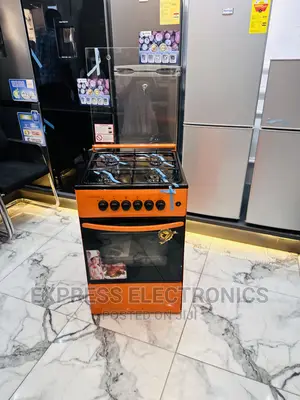 Grab Your Favorite  Orange Gas Cooker Oven 4burner 50/50