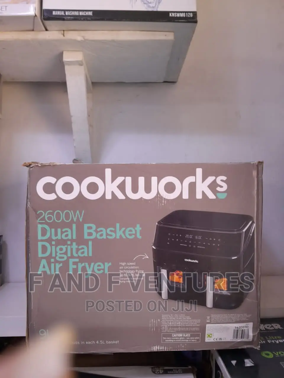 Cookworks Daul Basket Air Fryer- UK