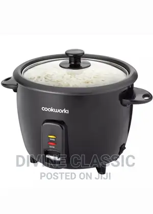 Cookworks Black Rice Cooker 1.5lit