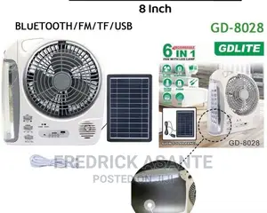 6 in 1 Solar Light/Fan/Radio