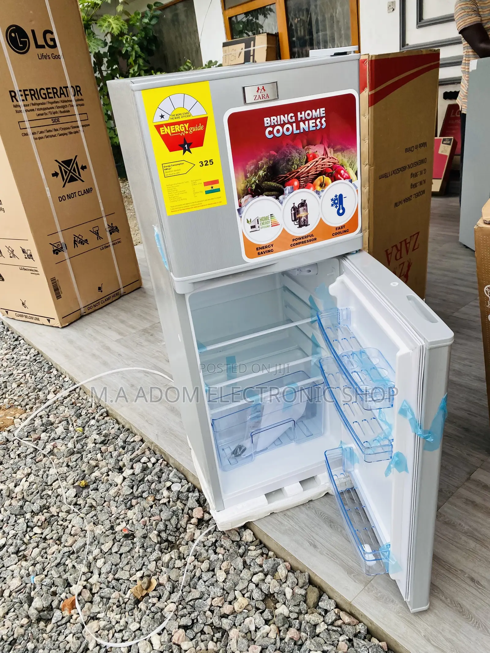 High Quality Zara 14TM Double Door Refrigerator 
