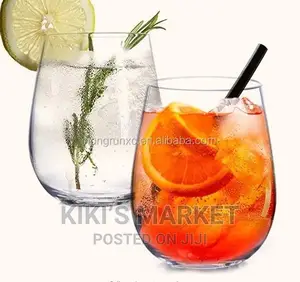 Stemless Wine/Cocktail Glass 500ml 3pcs