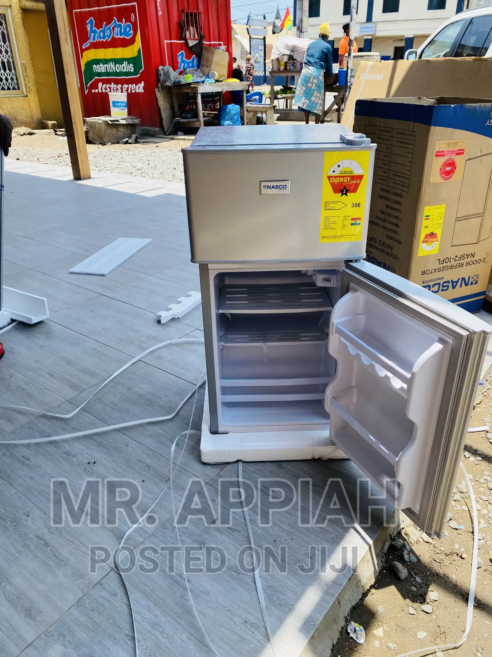 New Nasco Nasf2-10fl Double Door Refrigerator 