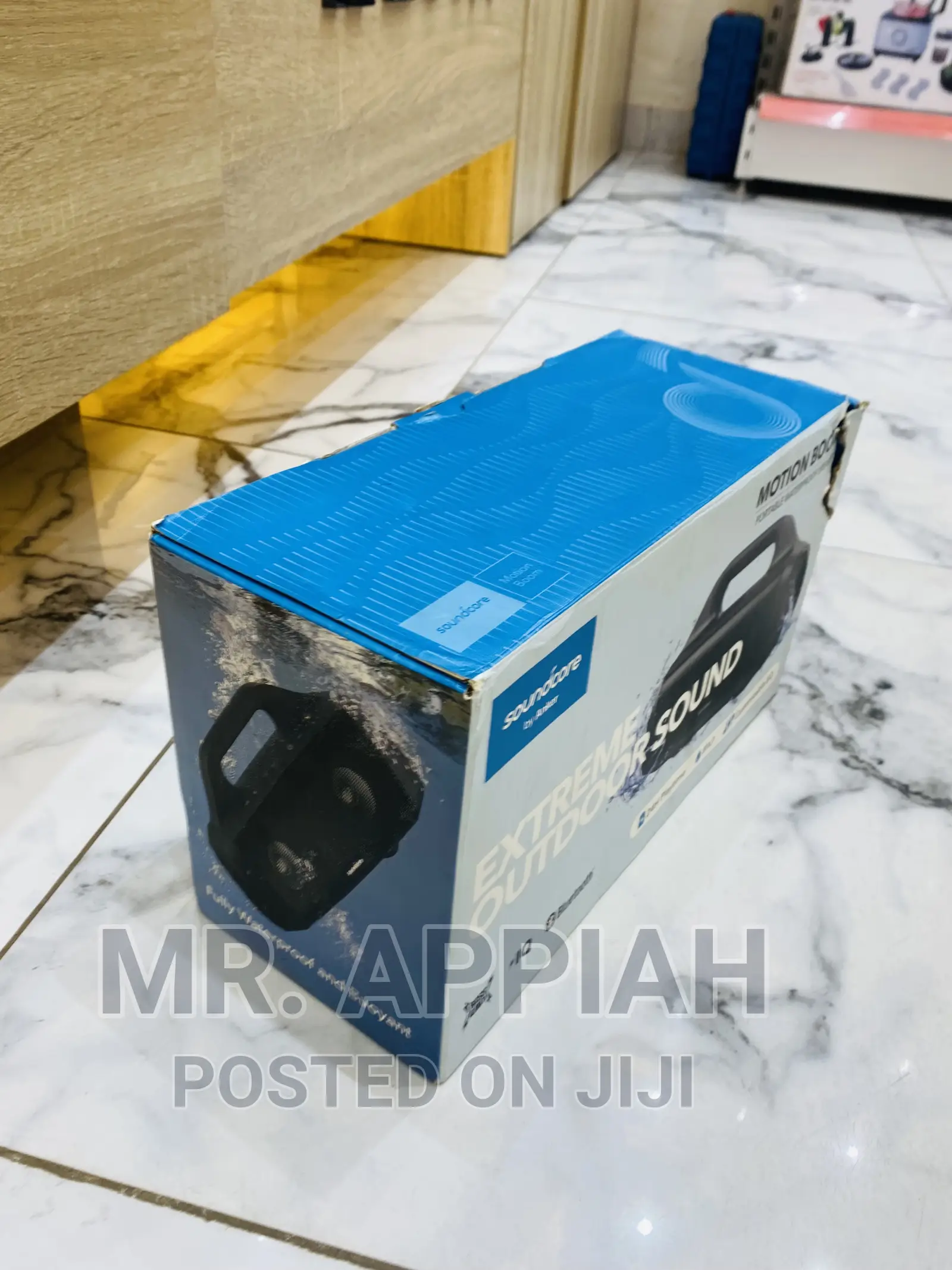 Quality Motion Boom Portable Waterproof Bluetooth Speaker 