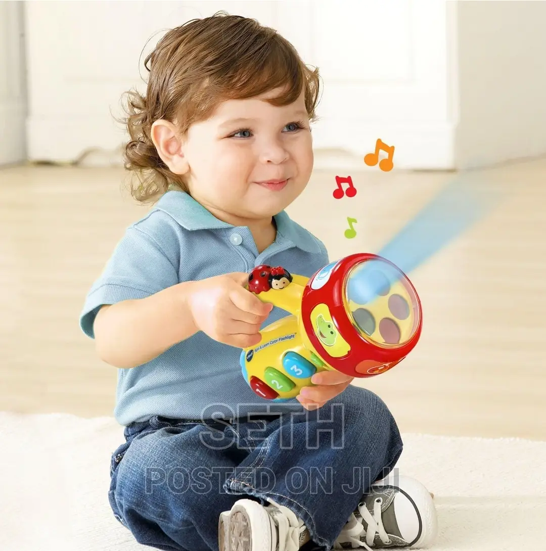 Children Kids Vtech Spin and Learn Color Flashlight