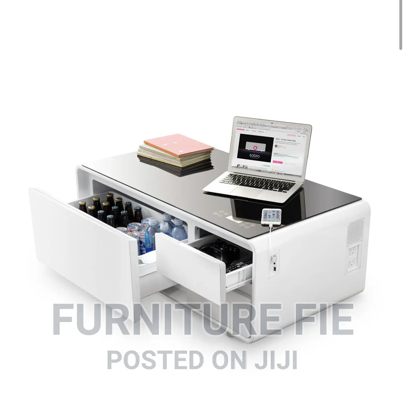 Sobro Smart Coffee Table With Refrigerator From Macy’S Usa