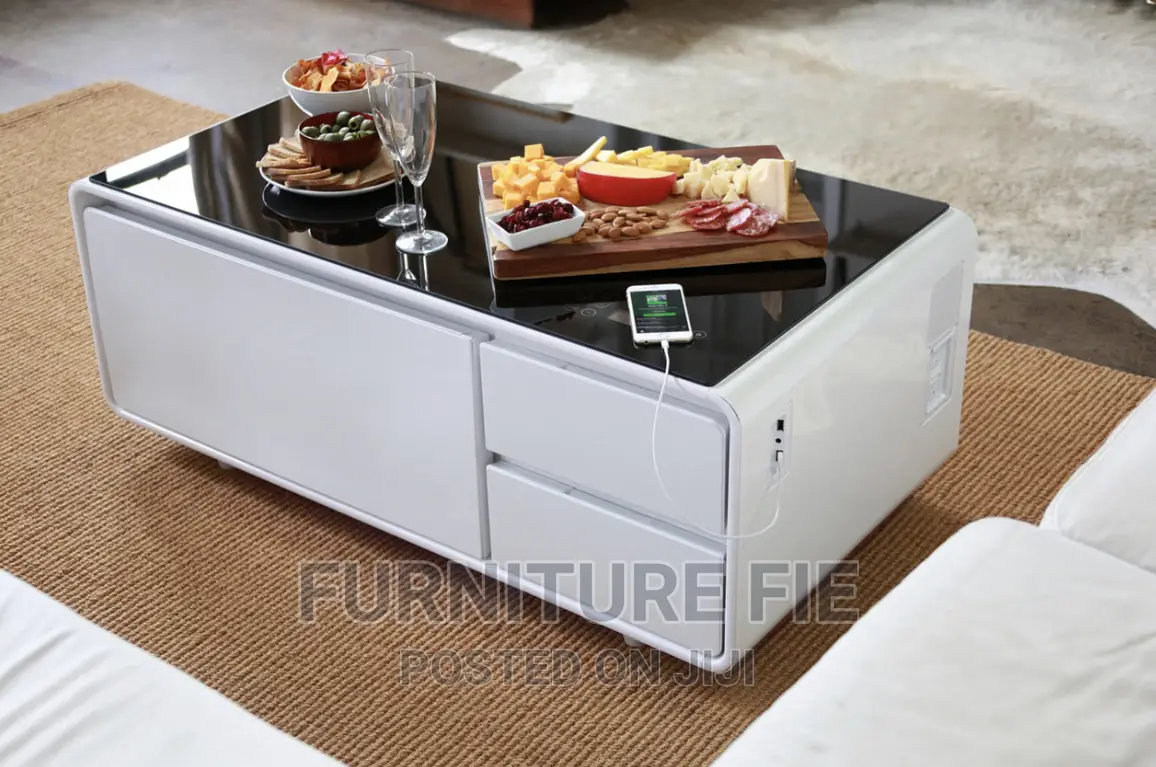Sobro Smart Coffee Table With Refrigerator From Macy’S Usa